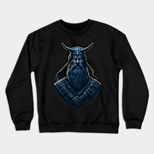 Sci Fi Viking Odin Crewneck Sweatshirt